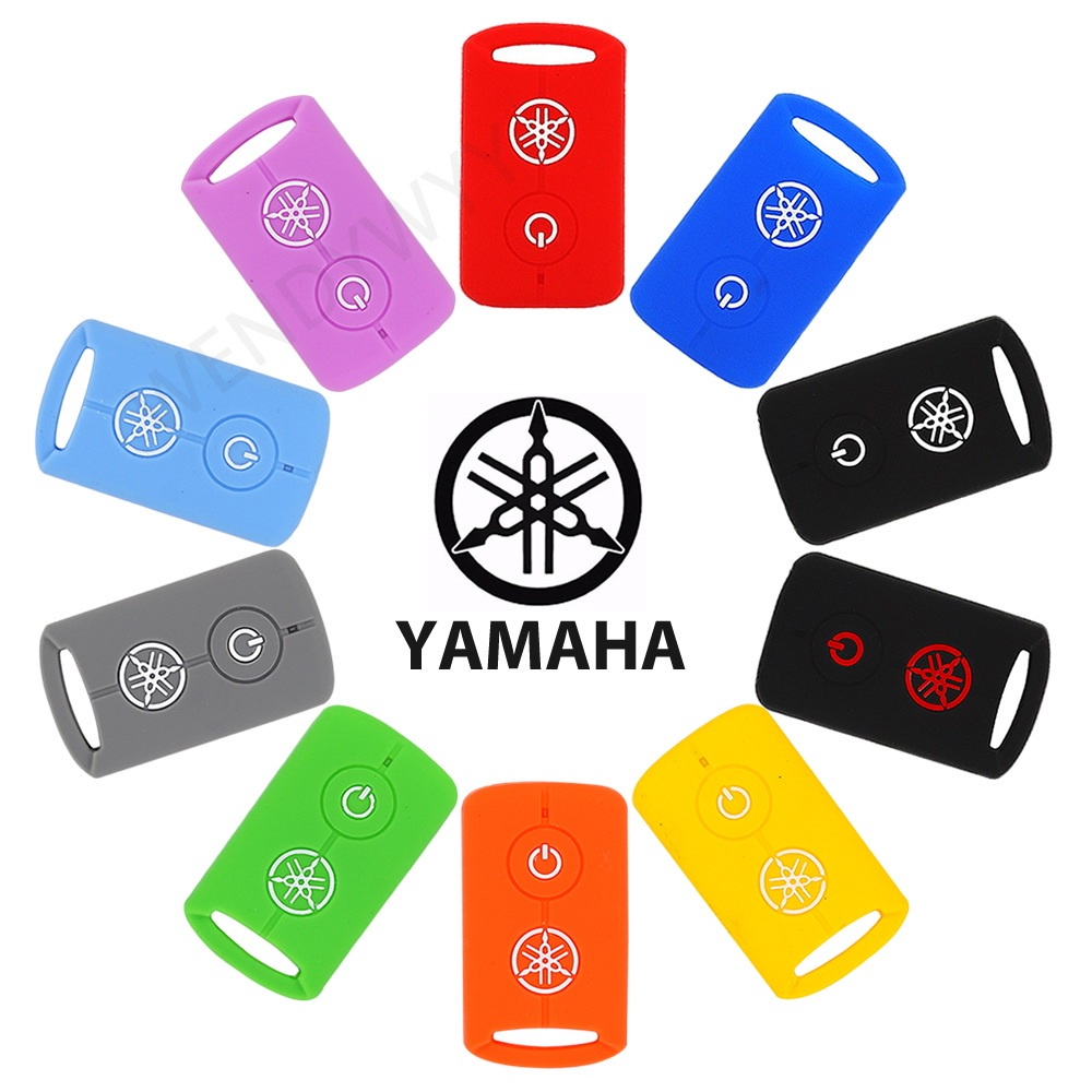 Ready Stock & COD  High Quality Yamaha NVX / Y16 / AEROX / XMAX Silicone Rubber Remote Key Case Cover For Motorcycle