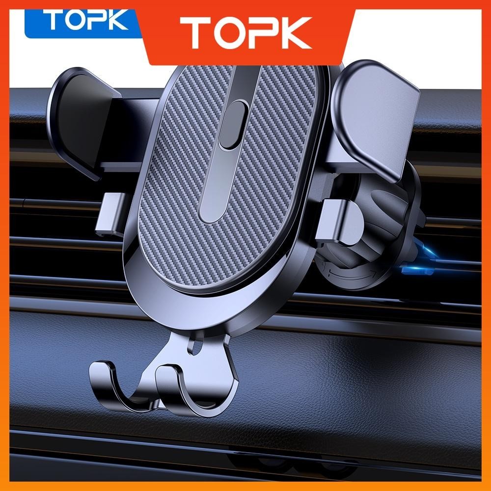 TOPK Upgraded Phone Holder for Car with Hook Clip