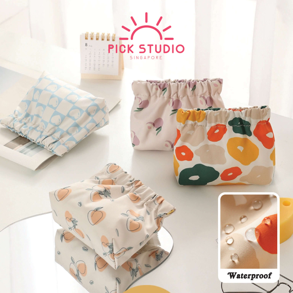 [SG READY STOCK] Waterproof Cosmetic Pouch / Make Up Pouch / Coin Pouch