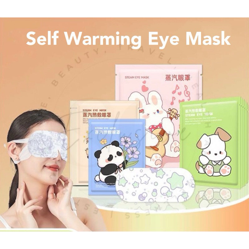???Steam Hot Eye Mask/Self Warming Eye Mask/Relieve Eye Fatigue/Herbal Eye Mask/Reduce Dark Circle