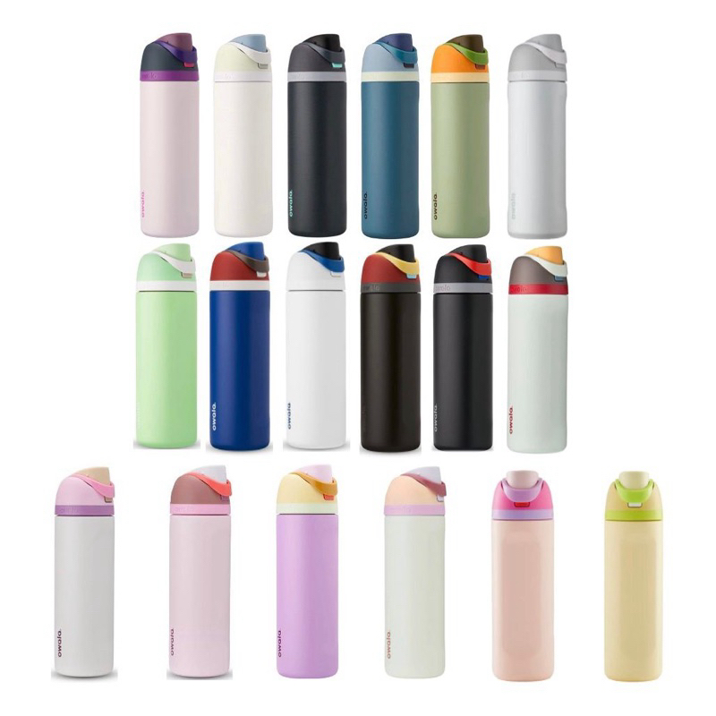 [READY STOCK] Owala FreeSip Stainless-Steel Water Bottle with Locking Push-Button Lid